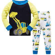 Load image into Gallery viewer, 2019 Truck Boys Pijamas Kids Set Children&#39;s Pyjamas Clothing Sets Kids Pajamas Baby Cartoon Pyjama Enfant Sleepwear