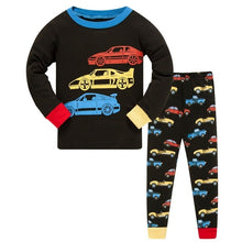 Load image into Gallery viewer, 2019 Truck Boys Pijamas Kids Set Children&#39;s Pyjamas Clothing Sets Kids Pajamas Baby Cartoon Pyjama Enfant Sleepwear