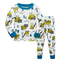 Load image into Gallery viewer, 2019 Truck Boys Pijamas Kids Set Children&#39;s Pyjamas Clothing Sets Kids Pajamas Baby Cartoon Pyjama Enfant Sleepwear