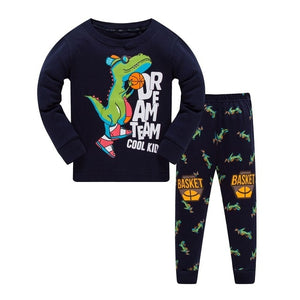 2019 Truck Boys Pijamas Kids Set Children's Pyjamas Clothing Sets Kids Pajamas Baby Cartoon Pyjama Enfant Sleepwear