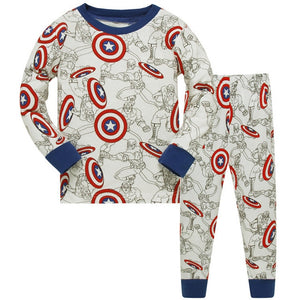 2019 Truck Boys Pijamas Kids Set Children's Pyjamas Clothing Sets Kids Pajamas Baby Cartoon Pyjama Enfant Sleepwear