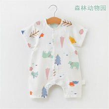Load image into Gallery viewer, Summer Style Baby Romper Newborn New Design Cotton Printing Pajamas Boy Clothing Jumpsuits Elephant Thin Organic Cotton Rompers