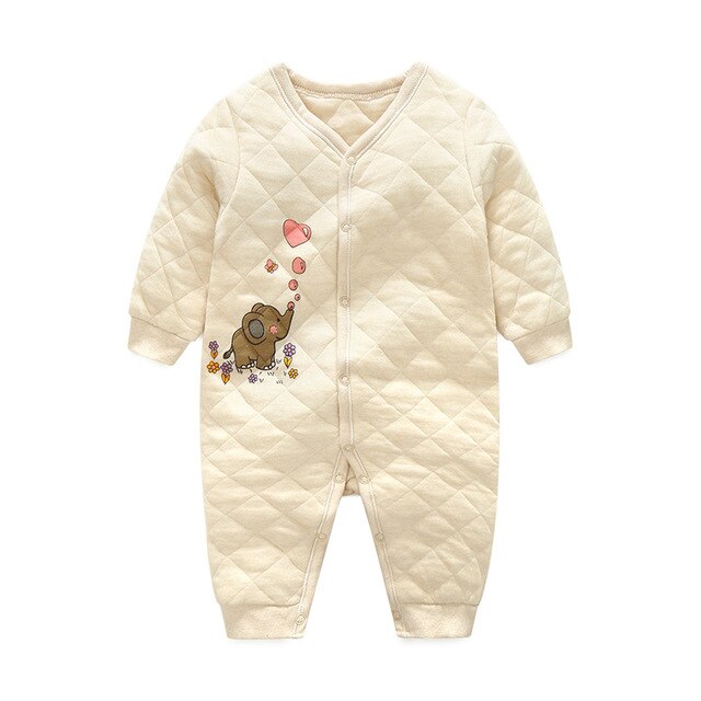 2019 autumn winter Baby Rompers Pajamas Boys Girl Organic cotton Newborn Jumpsuits Infant Clothing sleepwear baby clothes F402