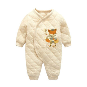 2019 autumn winter Baby Rompers Pajamas Boys Girl Organic cotton Newborn Jumpsuits Infant Clothing sleepwear baby clothes F402