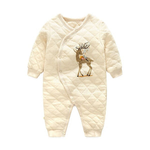 2019 autumn winter Baby Rompers Pajamas Boys Girl Organic cotton Newborn Jumpsuits Infant Clothing sleepwear baby clothes F402