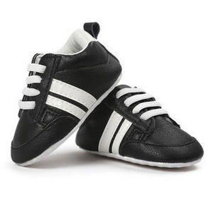Pu Leather Stripe Pattern baby Sports Sneakers Infant Toddler Soft Anti-slip baby Shoes Newborn Baby Boys Girls firstwalkers