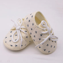 Load image into Gallery viewer, Newborn baby shoes toddler Baby Girls Shoes Letter Footprint Plaid Anti-Slip Footwear Crib Shoes bebek ayakkabi1.371