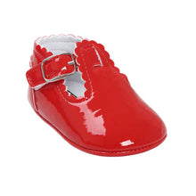 Load image into Gallery viewer, Candy Colors Patent Leather Newborn Baby Prewalker Soft Bottom Anti-slip Shoes Footwear Princess Girl Crib Mary Jane Shoes