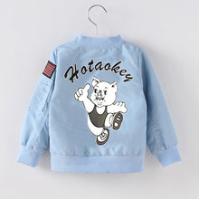 Load image into Gallery viewer, New Baby Clothes Cartoon Mickey Pattern Girls Boys Jackets Coats Toddler Kids Jacket Outwear Baseball Windproof Children Clothes