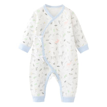 Load image into Gallery viewer, Newborn Baby Boys Girls Romper Long Sleeve Pajamas Organic Kimono Sleeper