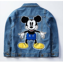 Load image into Gallery viewer, 2019 Mickey Denim Jacket For Boys Fashion Coats Children Clothing Autumn Baby Girls Clothes Outerwear Cartoon Jean Jackets Coat