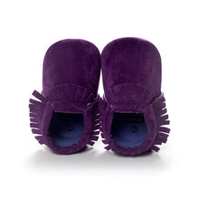 Load image into Gallery viewer, 2019 Butterfly-knot Tassels Bow Baby Moccasin Quality Infant Babies First Walkers Newborn Footwears Indoor Baby Girls Boots