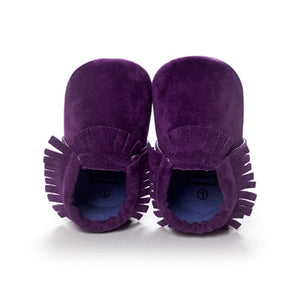 2019 Butterfly-knot Tassels Bow Baby Moccasin Quality Infant Babies First Walkers Newborn Footwears Indoor Baby Girls Boots