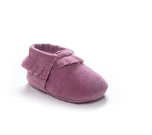 Load image into Gallery viewer, 2019 Butterfly-knot Tassels Bow Baby Moccasin Quality Infant Babies First Walkers Newborn Footwears Indoor Baby Girls Boots